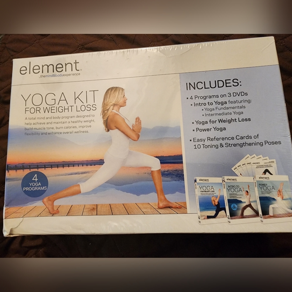 Element, Yoga Kit For Weight Loss with DVDs.